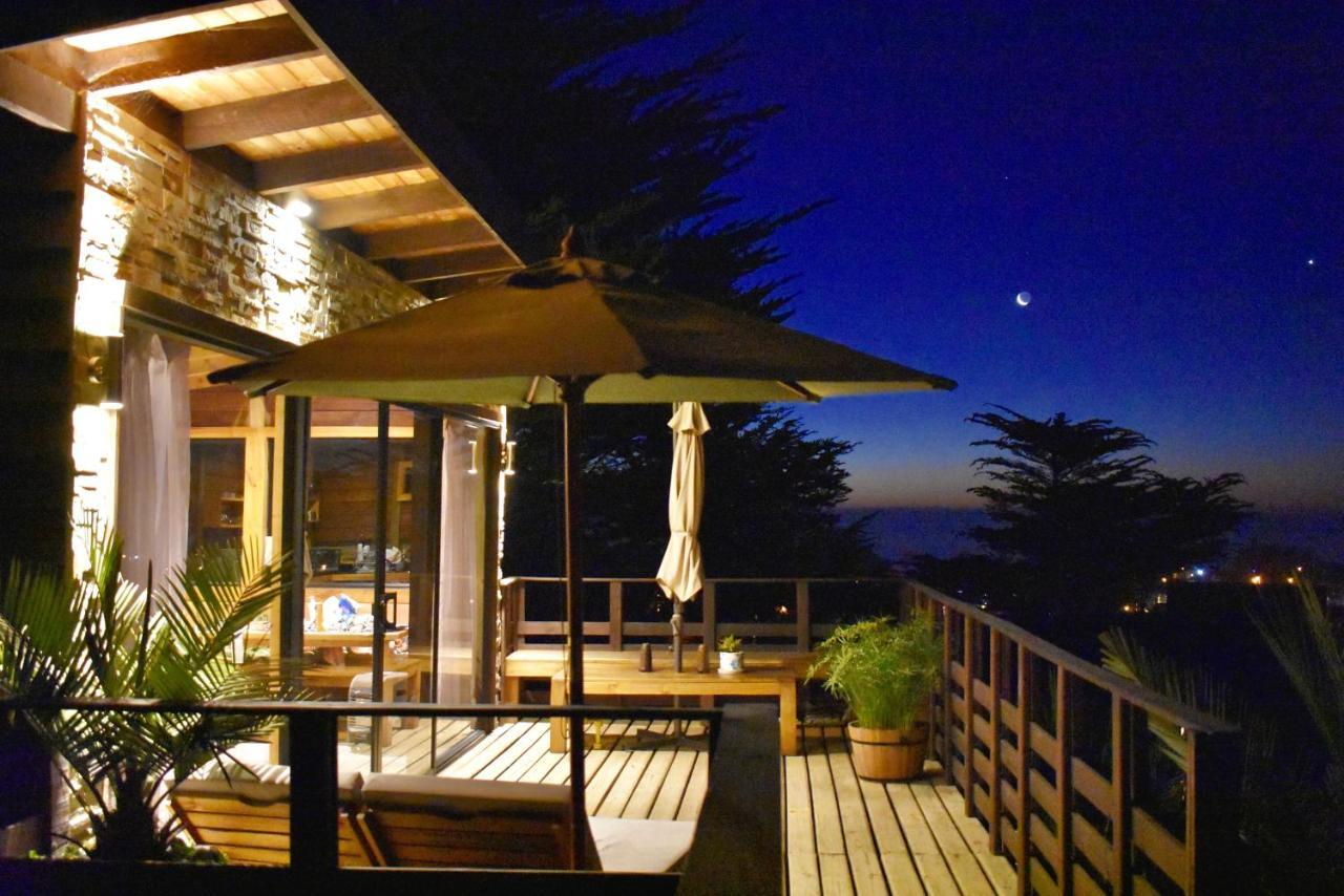 ---- Escapada De Lujo Para Dos ---- Casa Boutique Privada - Vistas Al Oceano - Parrilla Y Fogon En Quincho Privado - Insumos Desayuno - Tu Estadia Incluye Gratis 1 Sesion De Hidromasaje & Cromoterapia Bajo Las Estrellas En Jacuzzi Privado (Adults Onl Pichilemu Extérieur photo